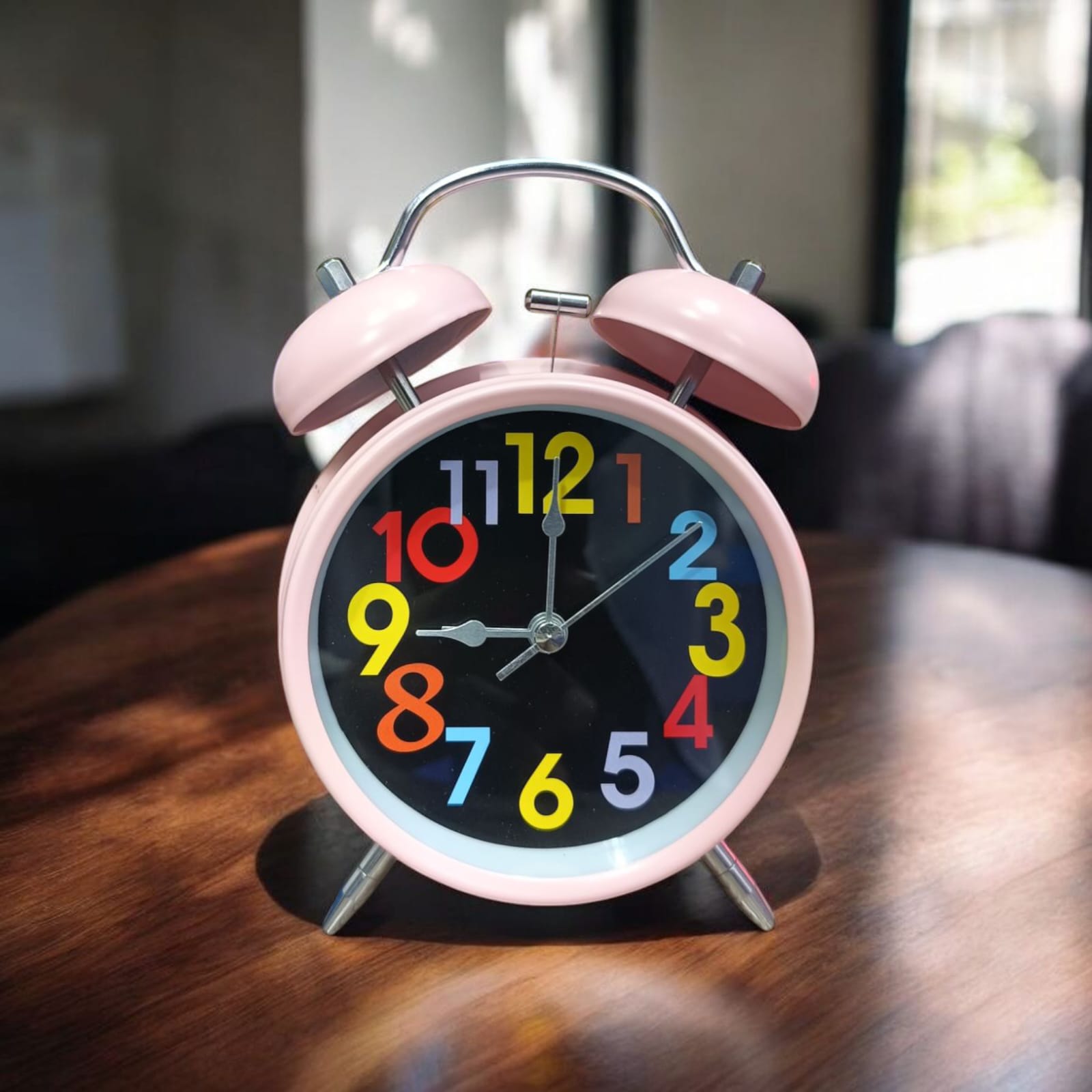 Bell Alarm Silver and PINK