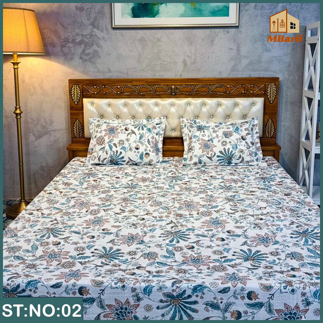 লাক্সারী কিং সাইজ বেডশীট কিনুন অফার প্রাইসে - ST 02