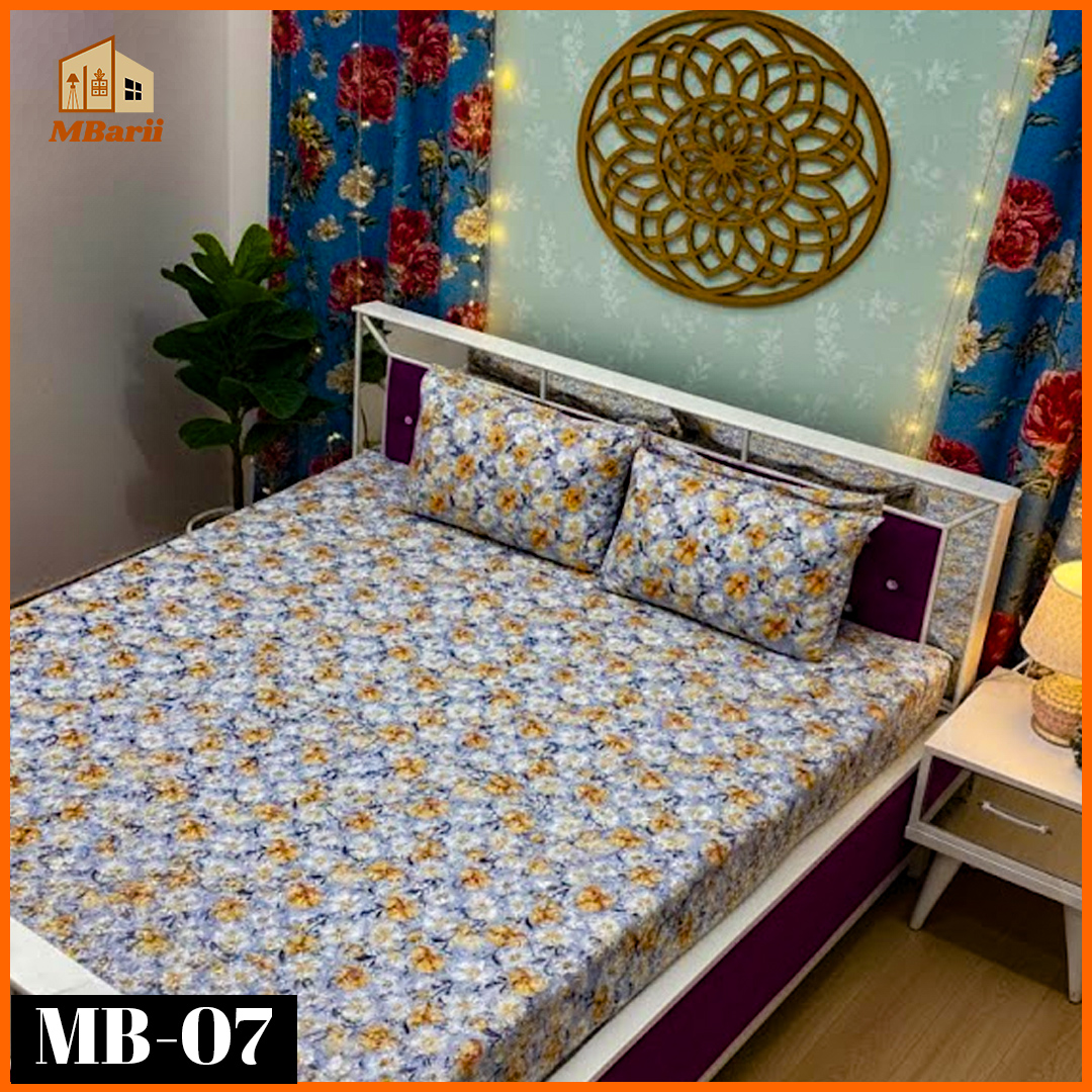 ক্লাসিক কটন ফেব্রিক বেডশীট কিনুন অফার প্রাইসে MB-07