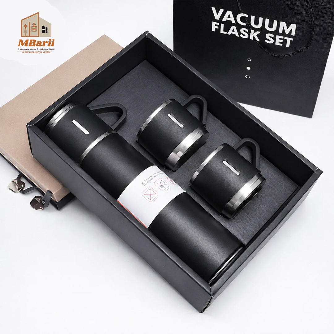 Stainless Steel Vacuum Flask Set